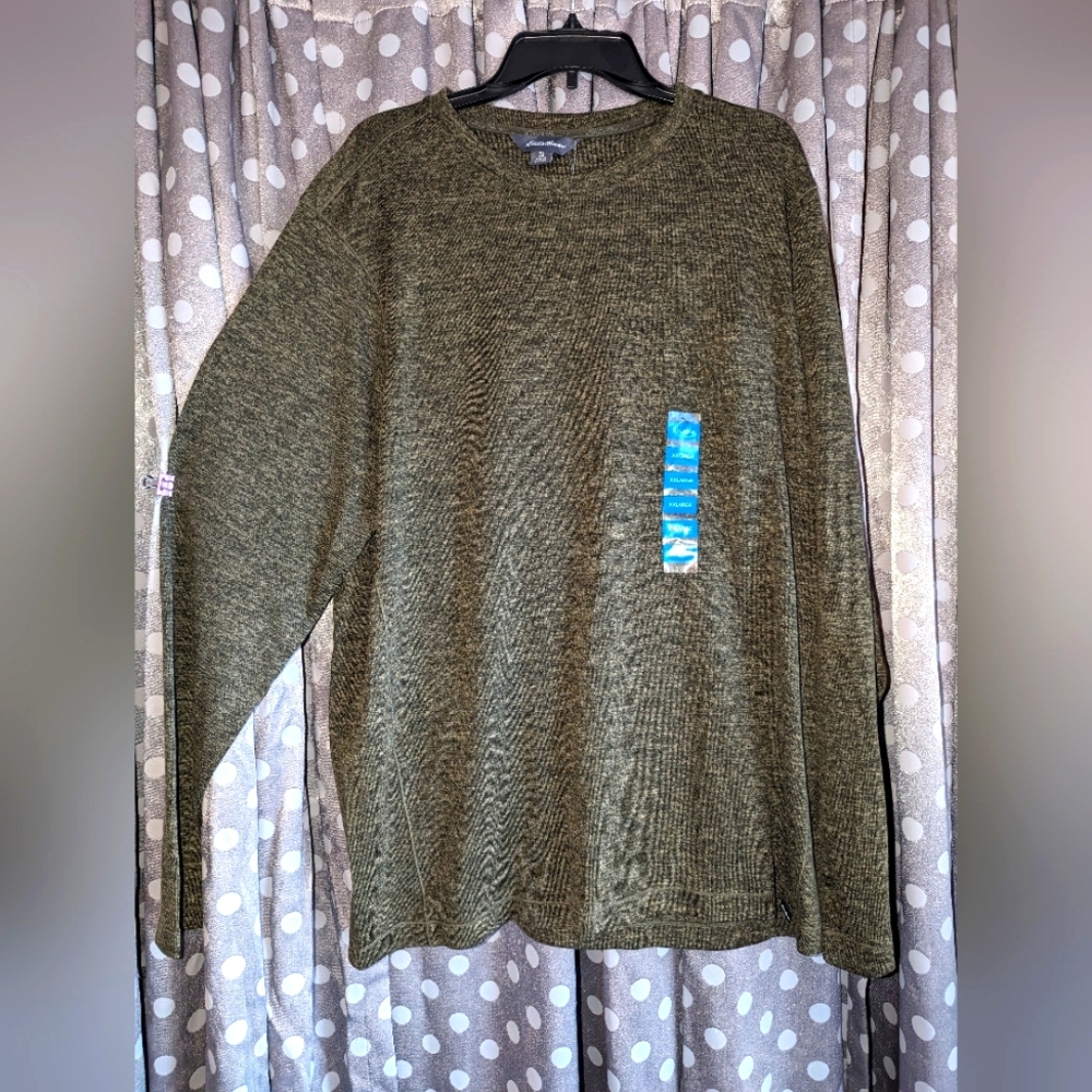 EDDIE BAUER Long Sleeve Pocket Tee XXL NEW
